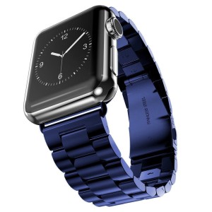 Pasek / Bransoleta Exoguard Steel - Apple Watch 42 / 44 / 45 - Blue
