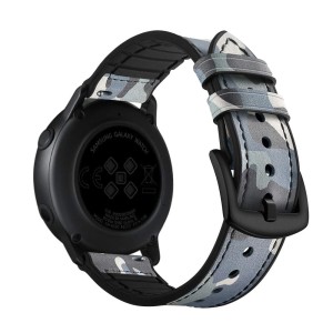 Pasek Exoguard Leather - 20mm - Military Blue