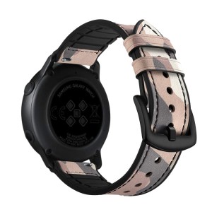Pasek Exoguard Leather - 20mm - Military Pink