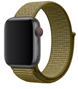 Pasek Exoguard Nylon - Apple Watch 38 / 40 / 41 - Khaki Brown