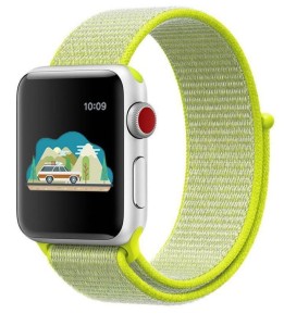 Pasek Exoguard Nylon - Apple Watch 38 / 40 / 41 - Light Yellow