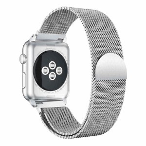 Pasek / Bransoleta Exoguard Milaneseband - Apple Watch 42 / 44 / 45 - Silver