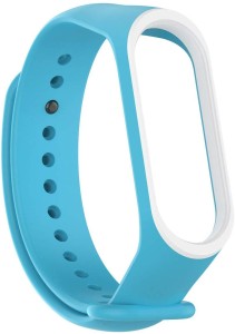 Pasek Exoguard Flex - Xiaomi Mi Band 3/4 - Light Blue/White