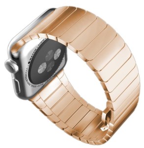 Pasek / Bransoleta Exoguard Linkband - Apple Watch 42 / 44 / 45 - Rose Gold