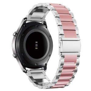 Pasek / Bransoleta Exoguard Steel - 20mm - Silver / Pink