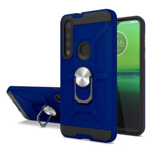 Etui Exoguard Xring - Motorola Moto One Macro - Hot Blue