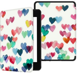 Etui Exoguard  - Kindle Paperwhite Iv/4 2018 - Watercolors/Hearts
