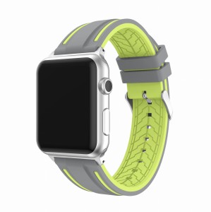 Pasek Exoguard Sport - Apple Watch 42 / 44 / 45 - Grey/Green
