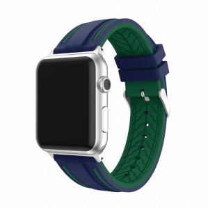 Pasek Exoguard Sport - Apple Watch 42 / 44 / 45 - Blue/Green