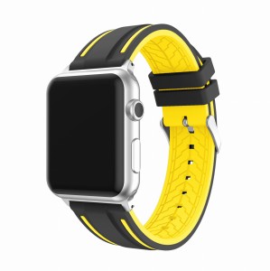Pasek Exoguard Sport - Apple Watch 42 / 44 / 45 - Black/Yellow