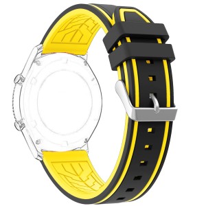 Pasek Exoguard Sporty - 22mm - Black/Yellow