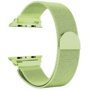 Pasek Exoguard Milanband - Apple Watch 42 / 44 / 45 - Pastel Green