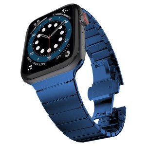 Pasek / Bransoleta Exoguard Linkband - Apple Watch 42 / 44 / 45 - Blue