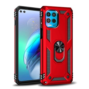 Etui Exoguard Armor Ring - Moto G100 - Red