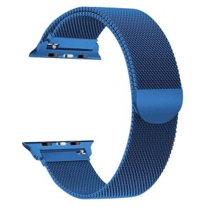 Pasek / Bransoleta Exoguard Milaneseband - Apple Watch 38 / 40 / 41 - Blue