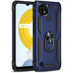 Etui Exoguard Armor Ring - Realme C21 - Blue