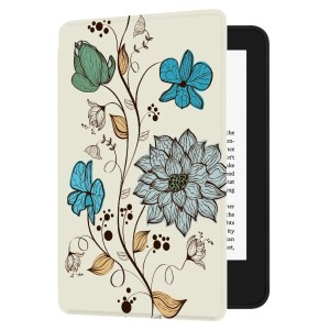Etui Exoguard - Kindle Paperwhite 5 - Flowers