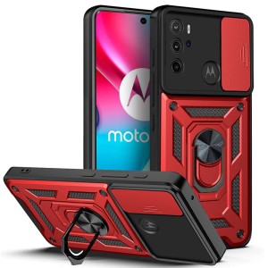 Etui Exoguard Camshield - Motorola Moto G60s - Red