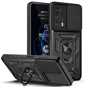 Etui Exoguard Camshield - Motorola Moto Edge 20 Pro - Black
