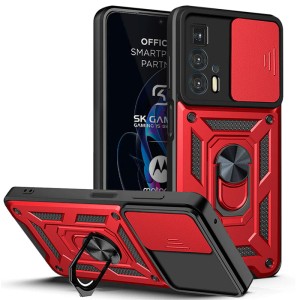 Etui Exoguard Camshield - Motorola Moto Edge 20 Pro - Red