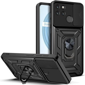 Etui Exoguard Camshield - Realme C21y / C25y - Black