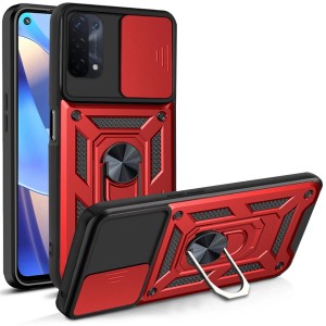 Etui Exoguard Camshield - Oppo A74 5g - Red