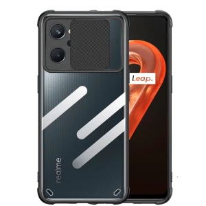 Etui Exoguard Slideshield - Realme 9i - Clear/Black