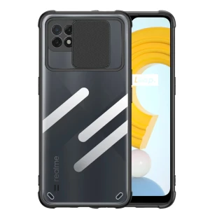 Etui Exoguard Slideshield - Realme C21 - Clear/Black
