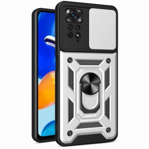 Etui Exoguard Camshield - Xiaomi Redmi Note 11 Pro - Silver