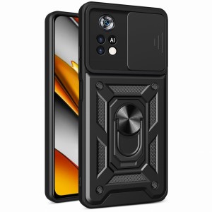 Etui Exoguard Camshield - Xiaomi Poco X4 Pro 5g - Black