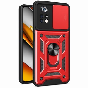 Etui Exoguard Camshield - Xiaomi Poco X4 Pro 5g - Red