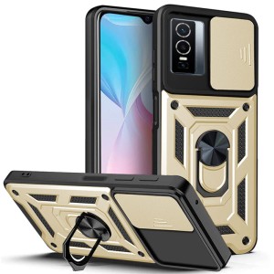 Etui Exoguard Camshield - Vivo Y76 5g - Gold