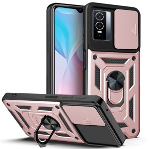 Etui Exoguard Camshield - Vivo Y76 5g - Rose Gold