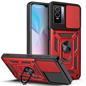 Etui Exoguard Camshield - Vivo Y76 5g - Red