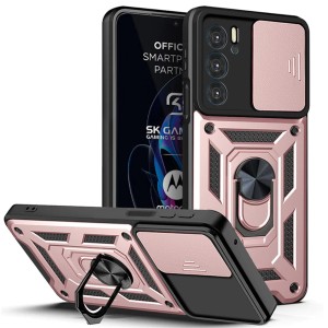 Etui Exoguard Camshield - Motorola Edge 30 Pro - Rose Gold
