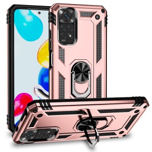 Etui Exoguard Armor Ring - Xiaomi Redmi Note 11 / 11s - Rose Gold