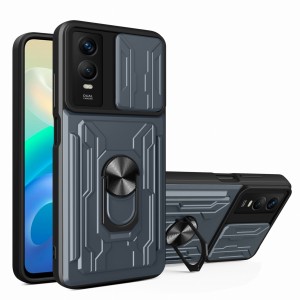Etui Exoguard Cardshield - Vivo Y76 5g - Grey
