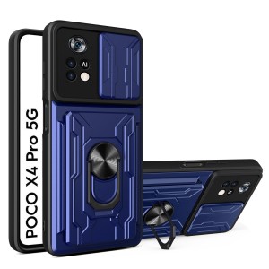 Etui Exoguard Cardshield - Xiaomi Poco X4 Pro 5g - Blue