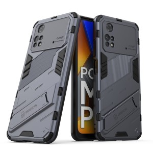 Etui Exoguard Bibercas - Xiaomi Poco M4 Pro - Grey