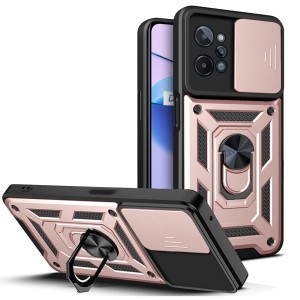 Etui Exoguard Camshield - Realme C31 - Rose Gold