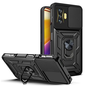 Etui Exoguard Camshield - Xiaomi Poco F4 Gt - Black