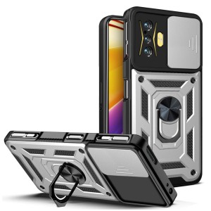 Etui Exoguard Camshield - Xiaomi Poco F4 Gt - Silver