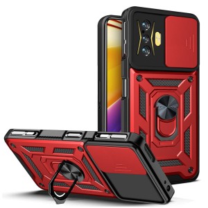 Etui Exoguard Camshield - Xiaomi Poco F4 Gt - Red