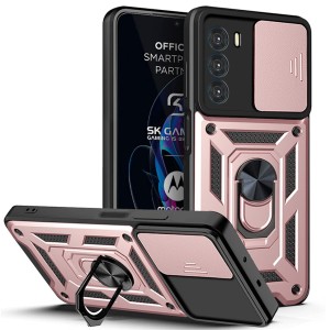 Etui Exoguard Camshield - Motorola Moto G52 - Rose Gold