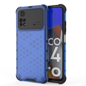 Etui Exoguard Hexagon - Xiaomi Poco M4 Pro - Blue