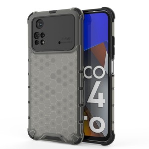 Etui Exoguard Hexagon - Xiaomi Poco M4 Pro - Ash