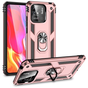 Etui Exoguard Armor Ring - Xiaomi Redmi 10c - Rose Gold