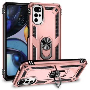 Etui Exoguard Armor Ring - Motorola Moto G22 - Rose Gold