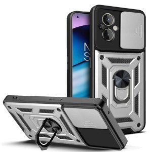 Etui Exoguard Camshield - Oppo Reno 7 Lite - Silver