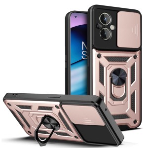 Etui Exoguard Camshield - Oppo Reno 7 Lite - Rose Gold